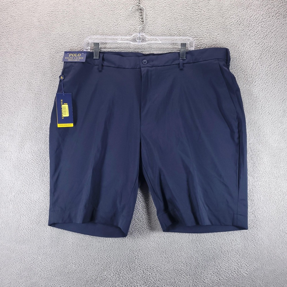 Polo Ralph Lauren Shorts Mens 40 Blue Performance Chino 9" Stretch Golf Summer